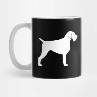 German Wirehaired Pointer Silhouette Mug